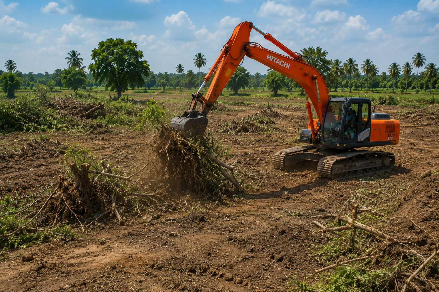 Land Clearing Tamil Nadu